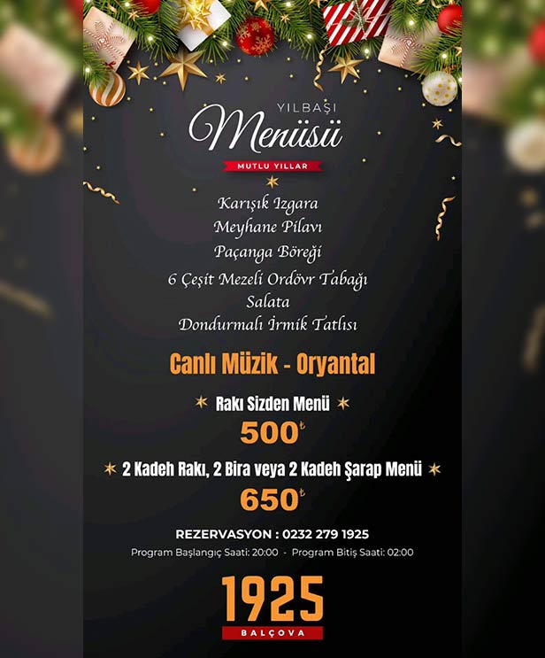 1925 Balçova Yılbaşı 2023 