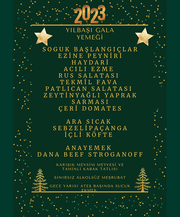 Bizim Bahçe Gaziemir Yılbaşı Programı 2023