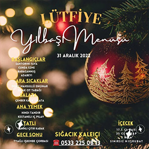 Lütfiye Sığacık Yılbaşı 2023