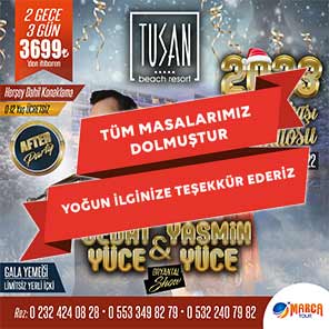 Tusan Hotel Kuşadası Yılbaşı 2023