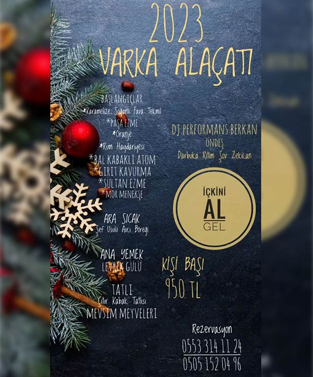 Varka Alaçatı Yılbaşı Programı 2023 