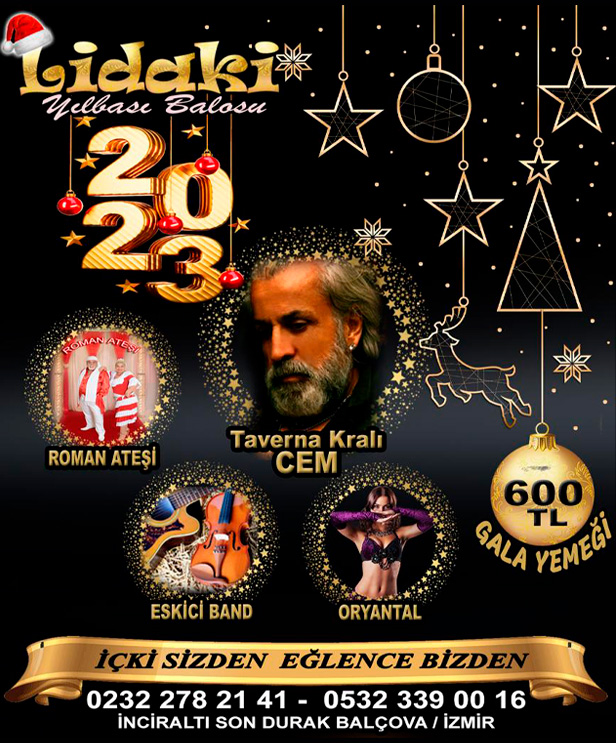 İnciraltı Lidaki Yılbaşı 2023