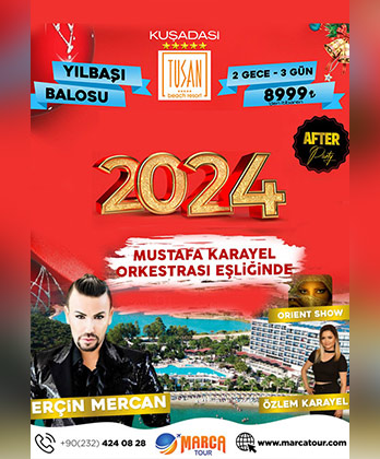 Tusan Hotel Kuşadası Yılbaşı 2024
