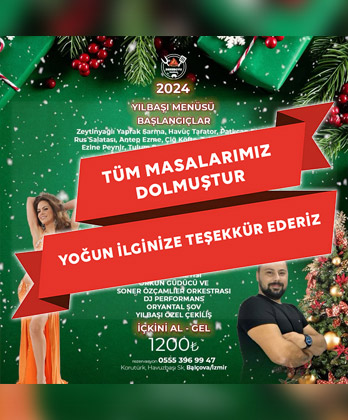 Dereboyu Et Mangal İzmir Yılbaşı 2024 Programı
