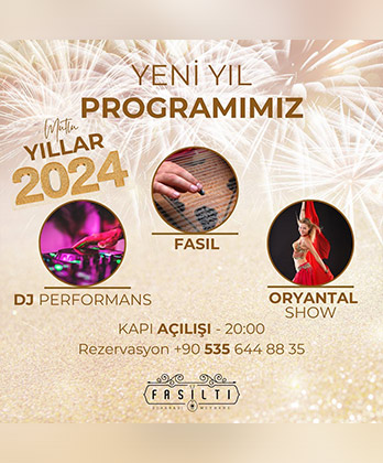 Fasıltı Meyhanesi 2024 Yılbaşı Programı