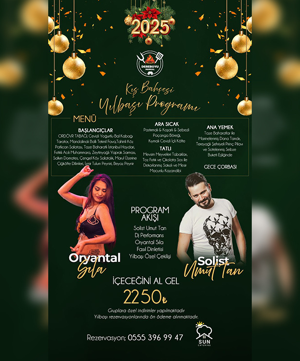 Dereboyu Et Mangal Yılbaşı Programı 2025