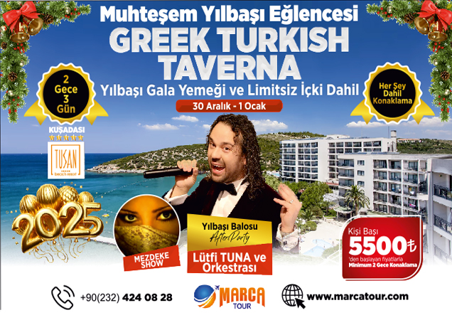 Tusan Hotel Kuşadası Yılbaşı 2025