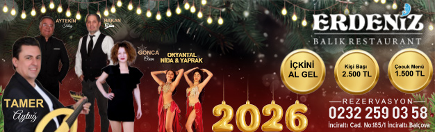 İnciraltı Erdeniz Restaurant Yılbaşı 2026