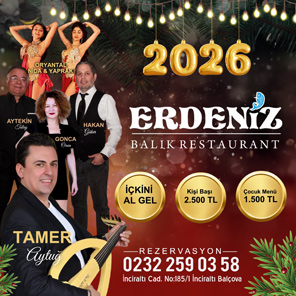 İnciraltı Erdeniz Restaurant Yılbaşı 2026