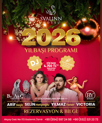 Svalinn Hotel İzmir Yılbaşı 2026